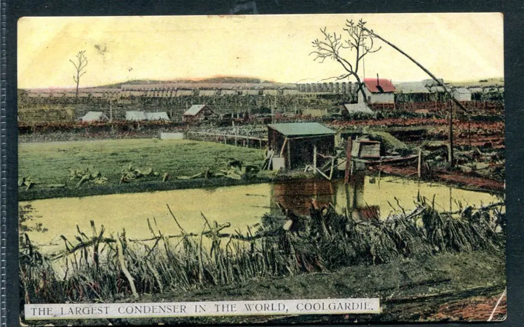 "The Largest Condenser in the World, Coolgardie" ... Image 1++