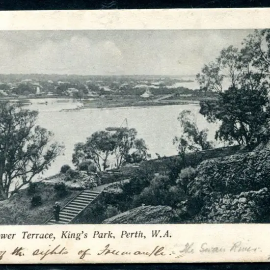 "The Lower Terrace, King's Park, Perth, WA" ...