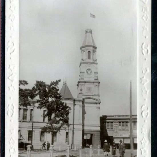 "Town Hall, Fremantle, WA" b&w photographic card ...