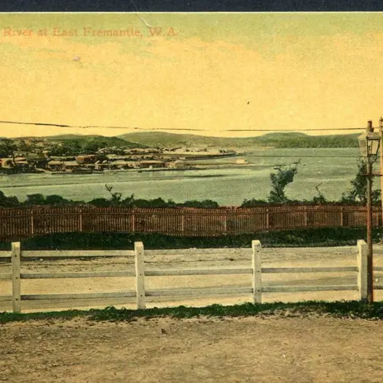 "View of Swan River at East Fremantle, WA" Falk & ...