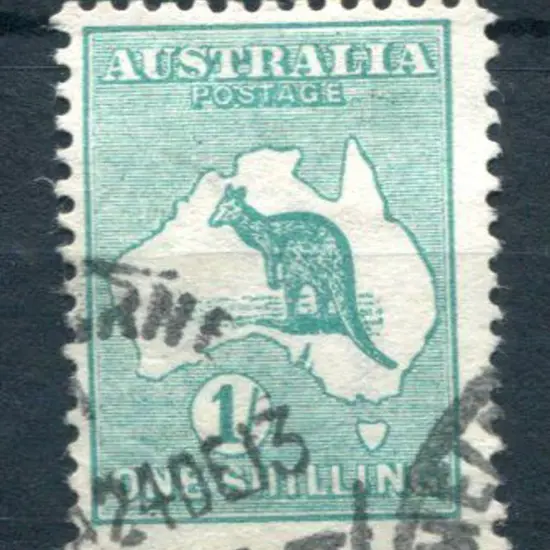 1/- green with inverted wmk. Fine postally used ...
