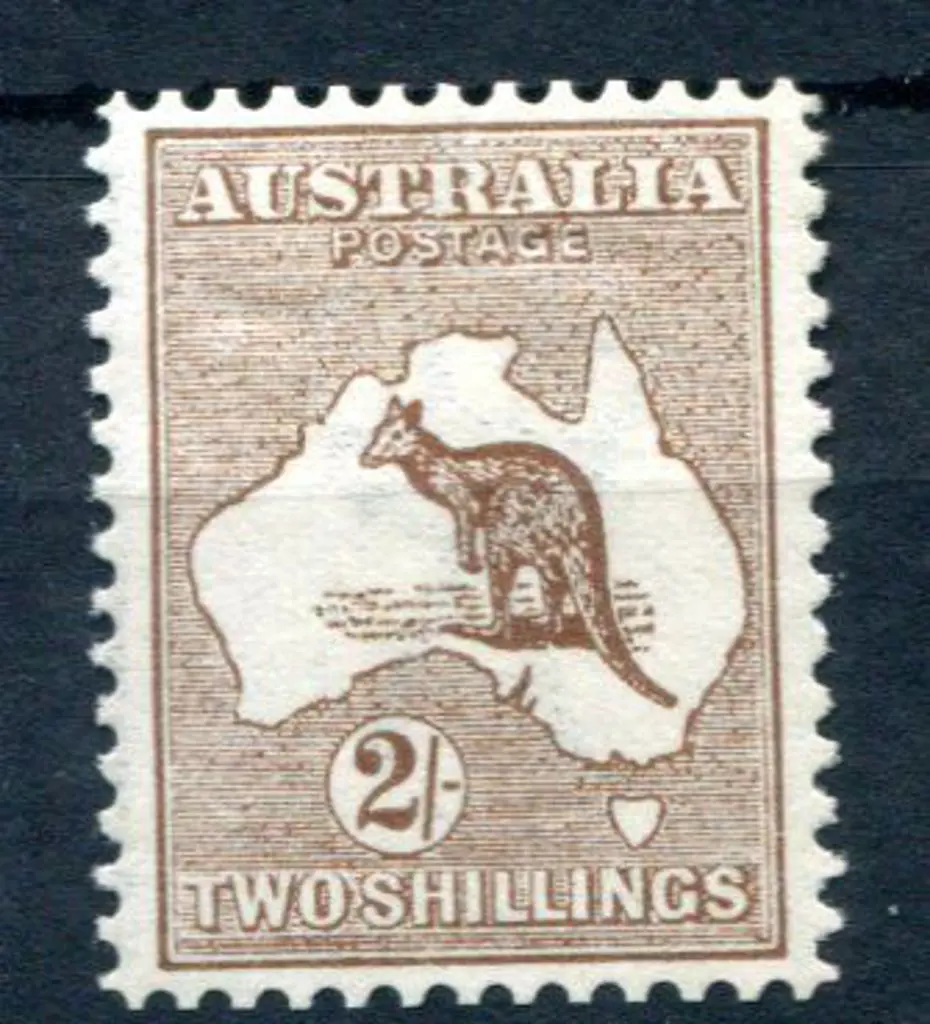 2/- brown. Fine MLH with good centering. ACSC 35A, ... Image 1++