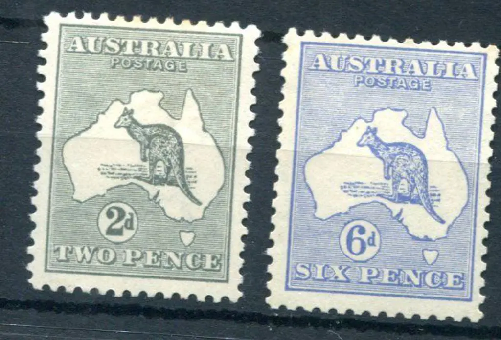 2d grey MH & 6d ultramarine MVLH. ACSC 6A & 18A , ... Image 1++