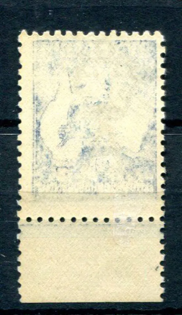 2½d deep blue lower marginal example with offset. ... Image 1++