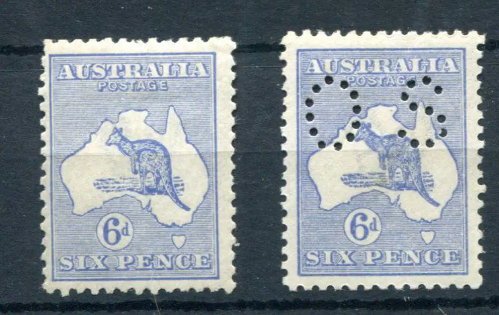 6d ultramarine Die I (ACSC 19A) & 6 ultramarine ... Image 1++