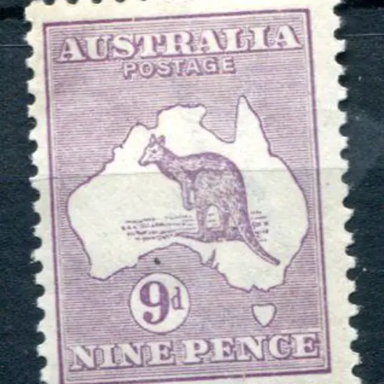 9d violet, Die IIB with inverted wmk. MLH. ACSC ...