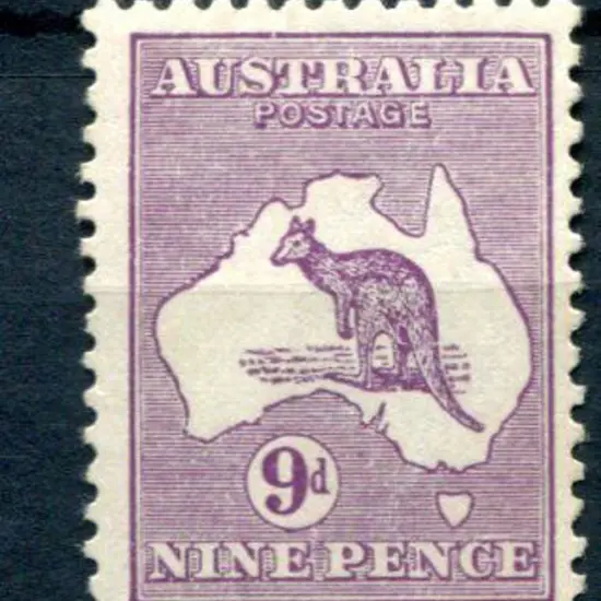 9d violet, Die IIB with inverted wmk. MLH. ACSC ...