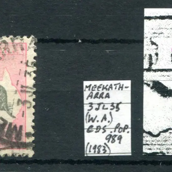 10/- grey-black & pale rose-crimson with "Broken ...