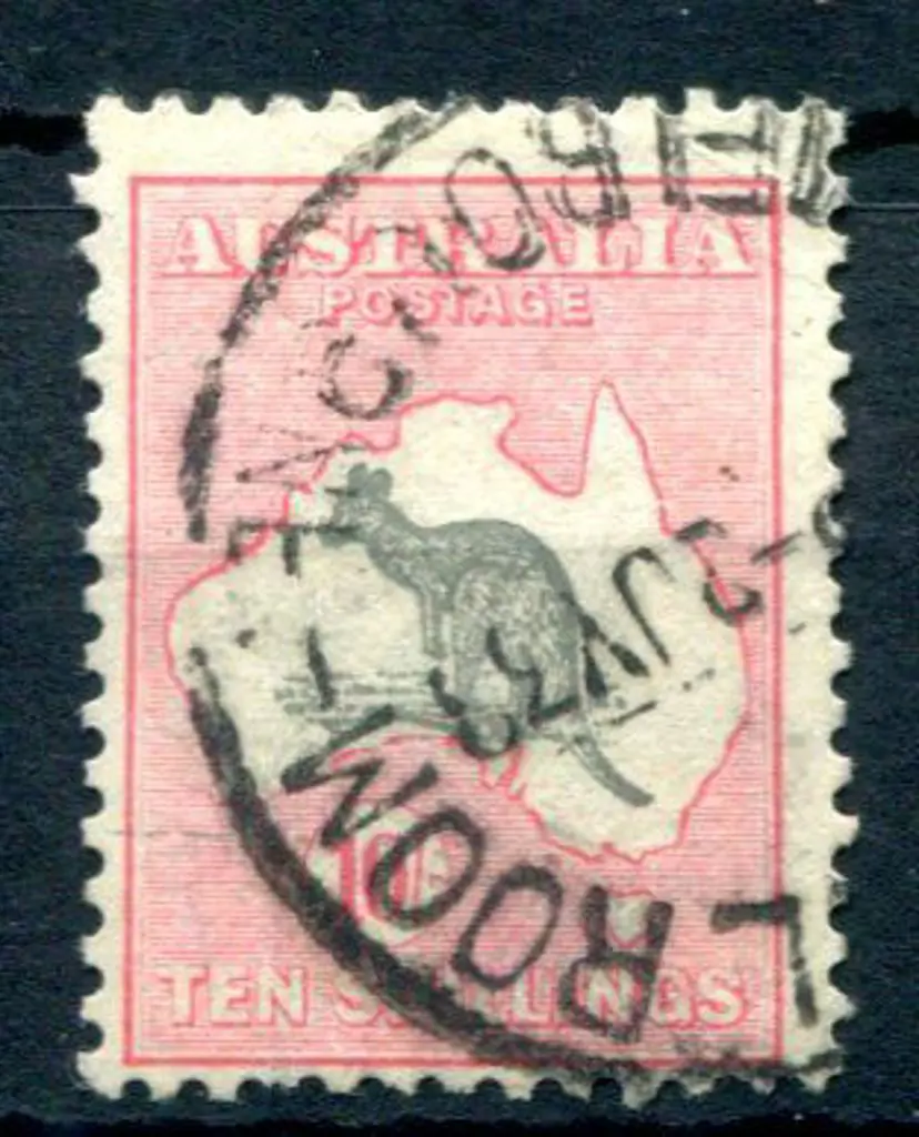 10/- grey-black & rose-crimson. Good to fine used ... Image 1++