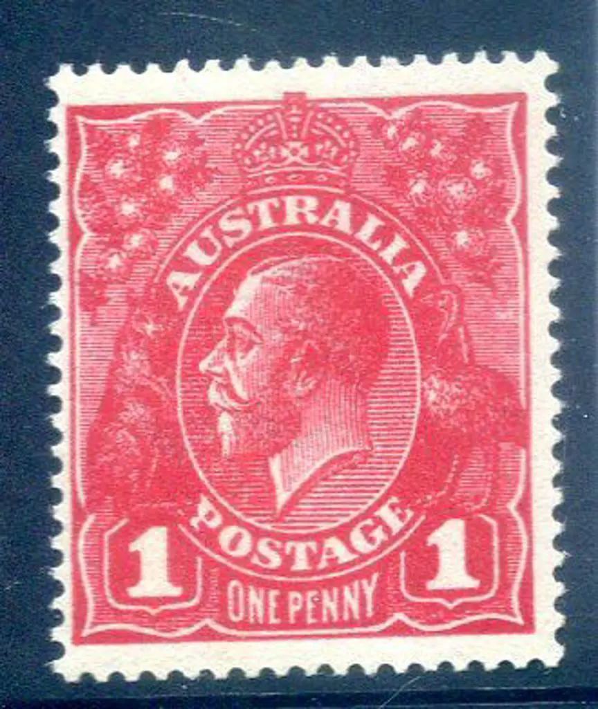 KGV 1914-20 Single watermark 1d deep ... Image 1++