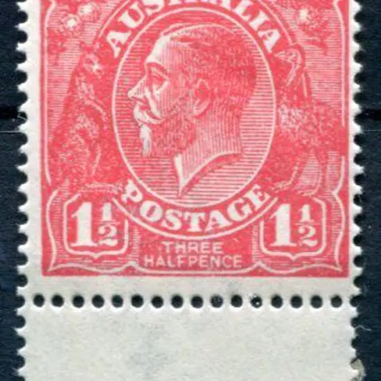 KGV 1914-20 Single watermark 1½d red KGV with ...