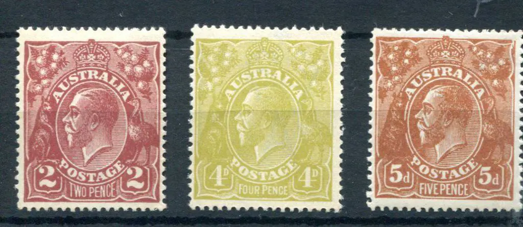 KGV 1914-20 Single watermark 2d red-brown R37 ... Image 1++