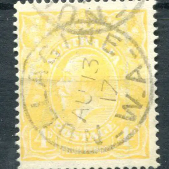 KGV 1914-20 Single watermark 4d pale ...