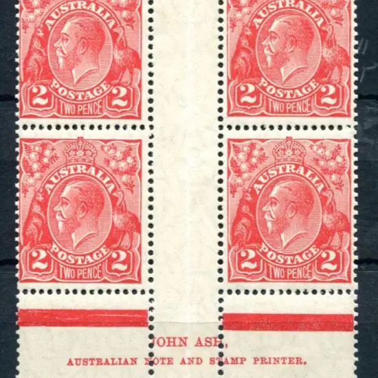 KGV 1926-30 SM watermark Perf 13½x12½ 2d pale ...