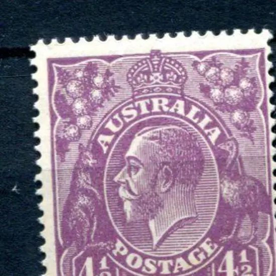 KGV 1926-30 SM watermark Perf 13½x12½ 4d violet. ...