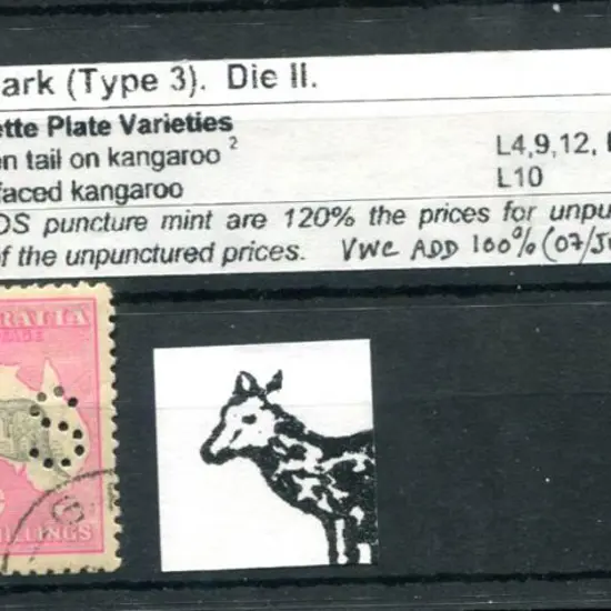 1915/28 10/- grey & aniline pink, 3rd wmk perfined ...