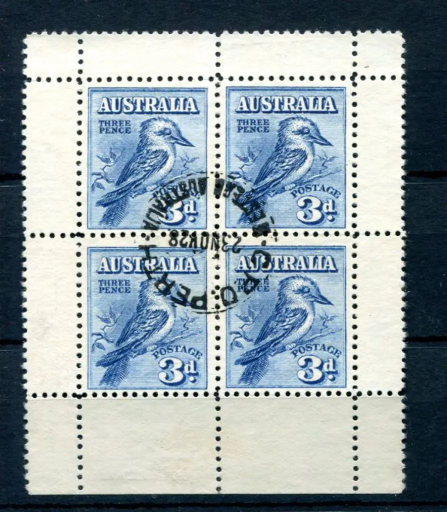 1928 Kookaburra Exhibition Miniature Sheet. CTO ... Image 1++