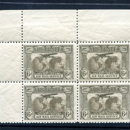 1931 6d brown Kingsford Smith Airmail Service in ...