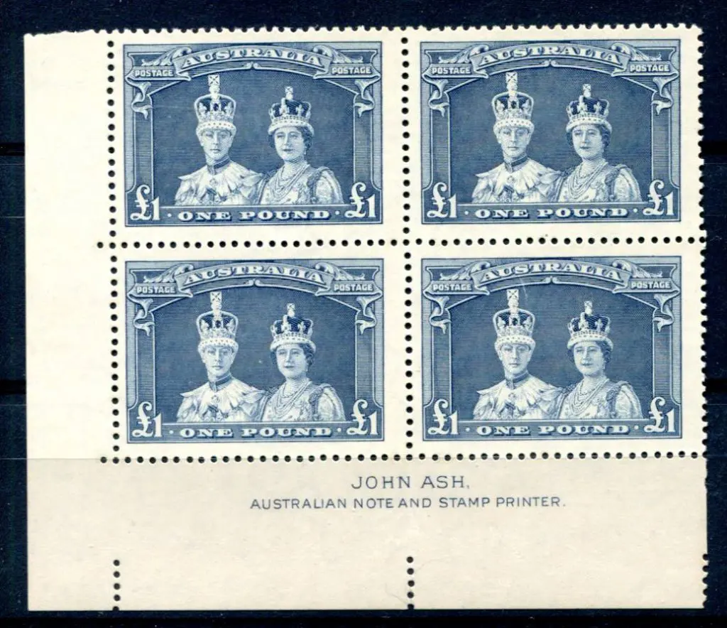 1937 £1 Robes on thick paper in John Ash imprint ... Image 1++