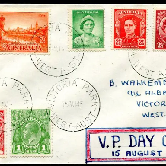 1945 (15th Aug) "V.P. Day Cover", Victory in the ...
