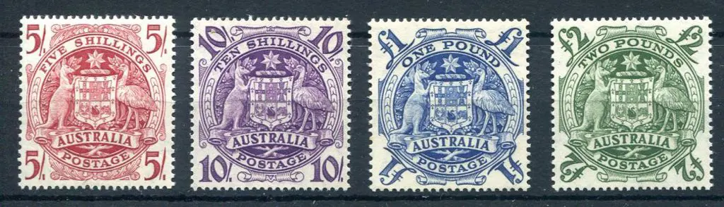 1949/50 Arms set of 4 to £2. Fine MUH with good ... Image 1++