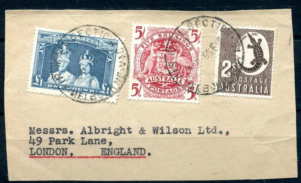 1959 (6th Sept) London addressed piece with 2/- ... Image 1++