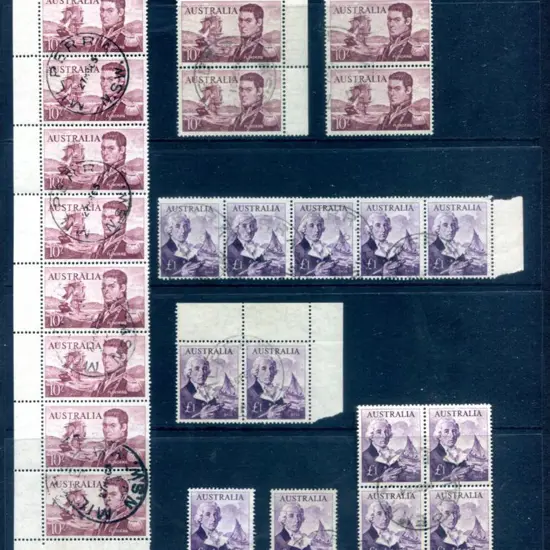 1963/64 Navigators multiples noting 10/- in lower ...