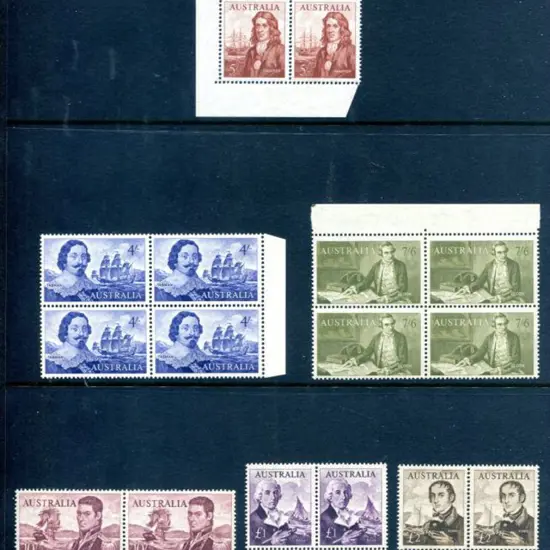 1963/65 Navigators set of 6 in well centred blocks ...
