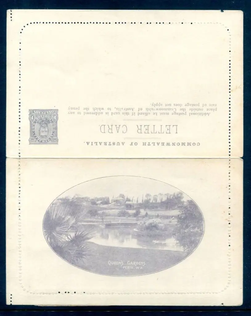 1911/12 1d KGV Full-face, perf 10 "Queen's ... Image 1++