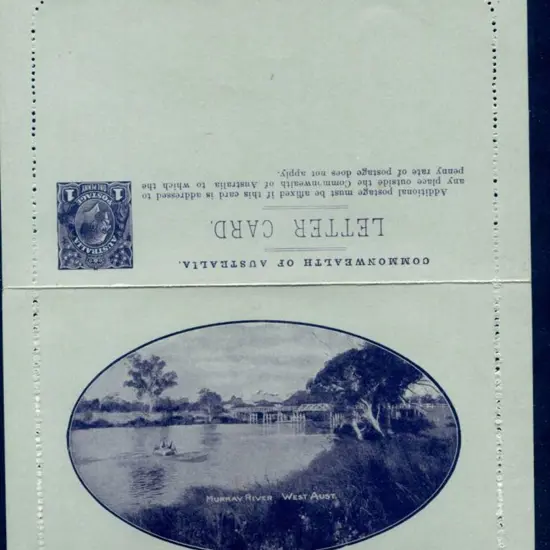 1914/18 1d KGV Die I Sideface, perf. 10 "Murray ...