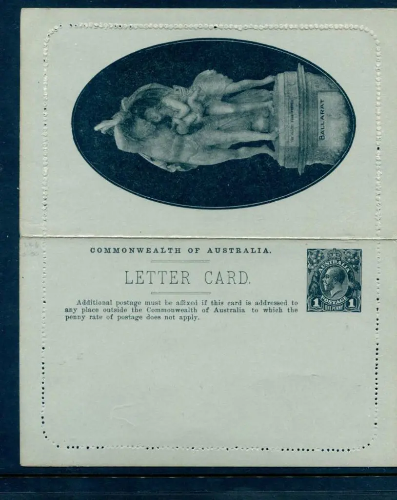 1914/18 1d KGV Die II Sideface, perf. 10 ... Image 1++