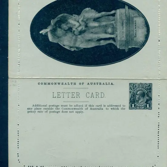 1914/18 1d KGV Die II Sideface, perf. 10 ...