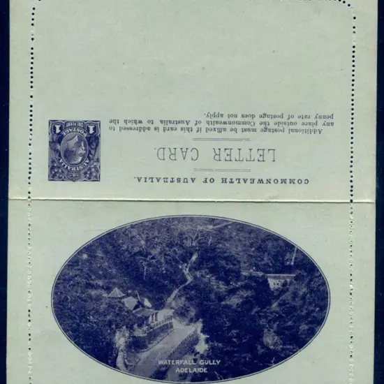 1914/18 1d KGV Die II Sideface, perf. 10 ...