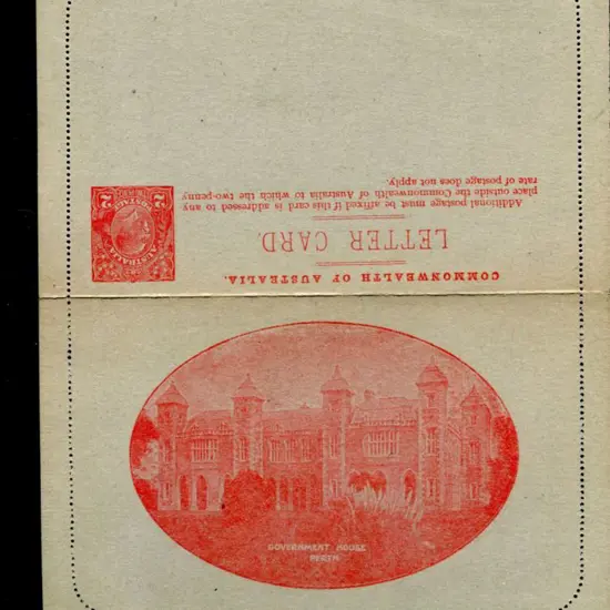 1922/23 2d KGV Sideface, perf. 12½ "Government ...