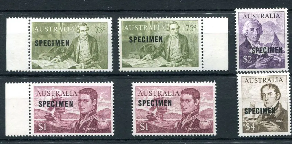 1966 Navigators ovptd "SPECIMEN" with 75c & $1 ... Image 1++