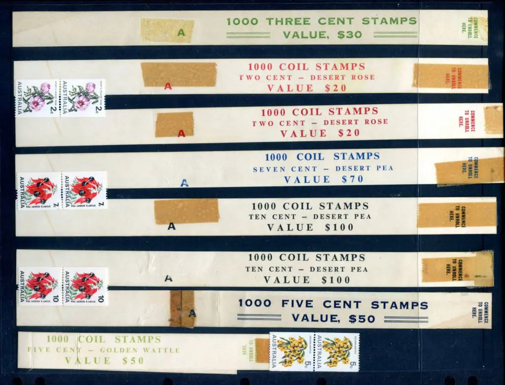 1967/75 QEII & flowers coil starters from $20 to ... Image 1++