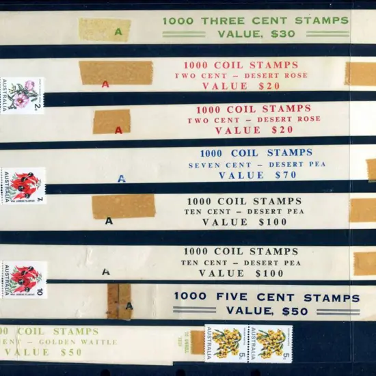 1967/75 QEII & flowers coil starters from $20 to ...