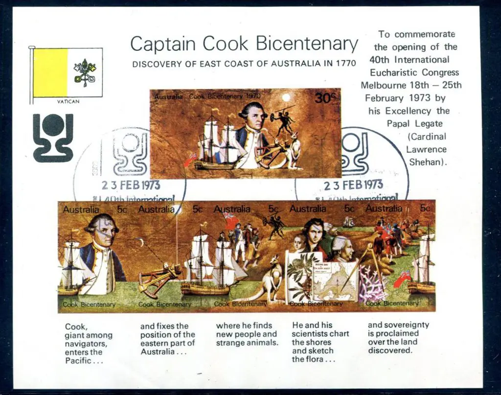 1970 Capt. Cook M/S with 1973 "Eucharistic ... Image 1++