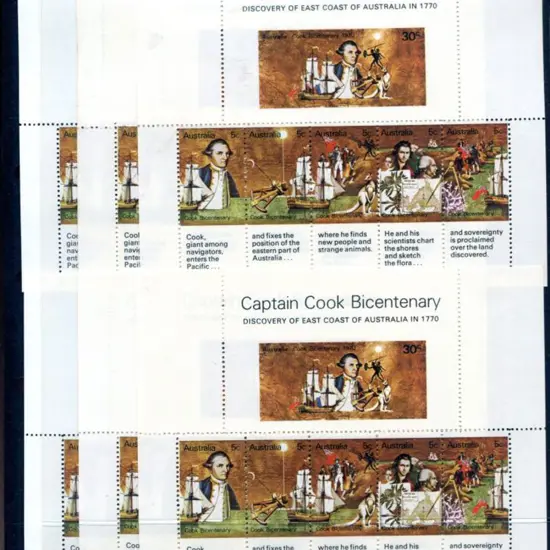 1970 Cook M/S's that were issued imperforate but ...