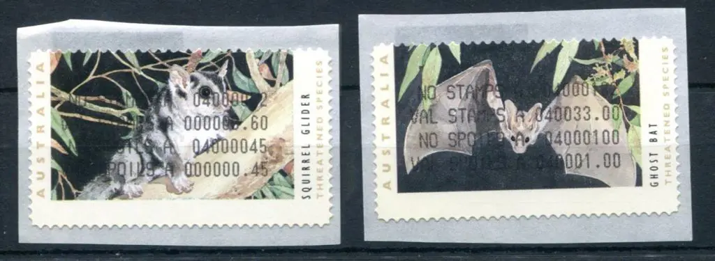 1994 "Squirrel Glider" & "Ghost Bat" Counter ... Image 1++