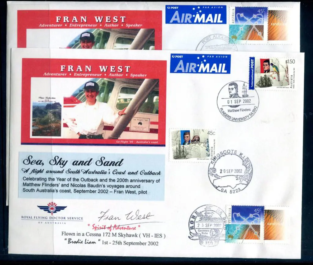 2001 & 2002 Matthew Flinders commem covers ... Image 1++