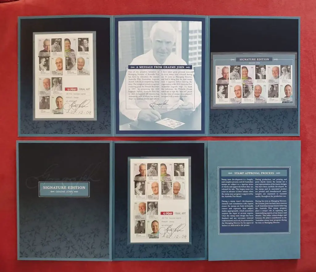 2009 Aust Legends "Signature Edition" pres packs x ... Image 1++