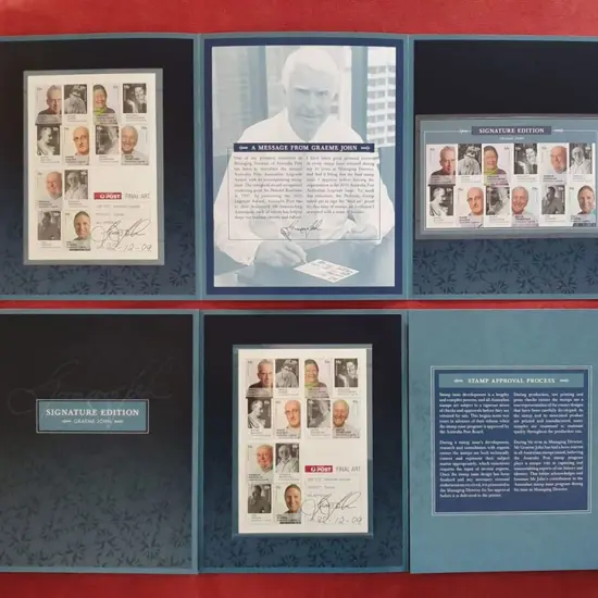 2009 Aust Legends "Signature Edition" pres packs x ...