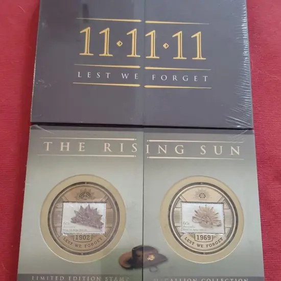 2011 "Lest We Forget" & 2012 "The Rising Sun" Aust ...