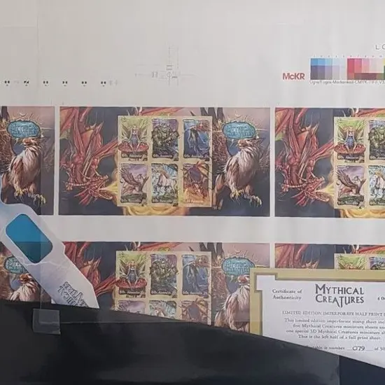2011 Mythical Creatures Imperforate complete ...