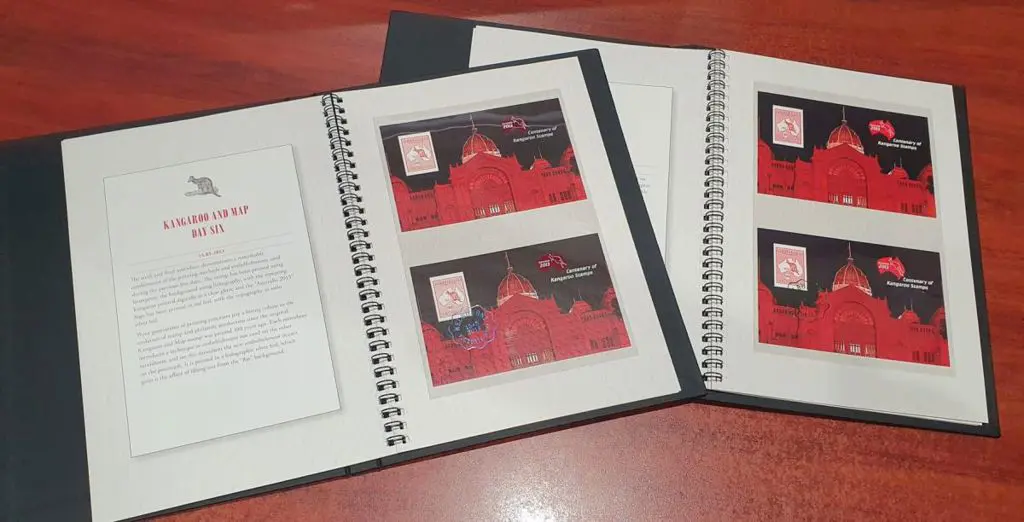 2013 "Kangaroo and Map Minisheet Collection" in ... Image 1++