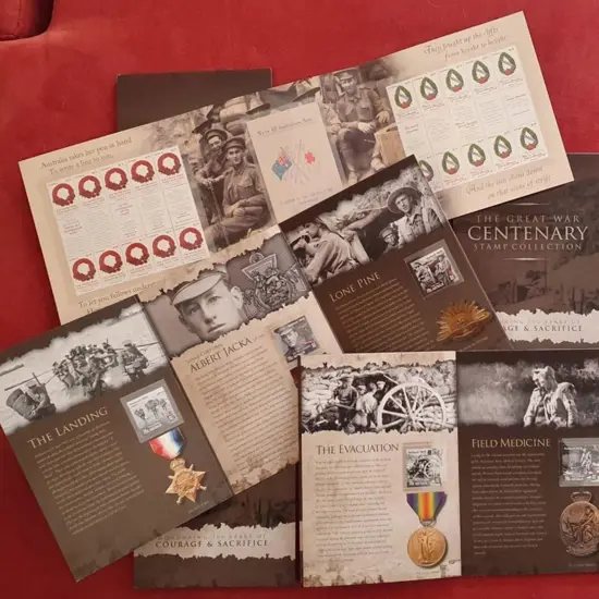 2015 "The Great War Centenary Stamp Collection" ...