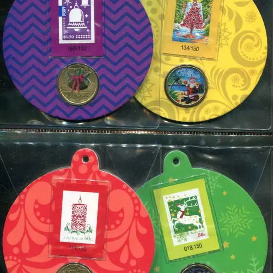 2015 Christmas imperforate miniature stamp ...