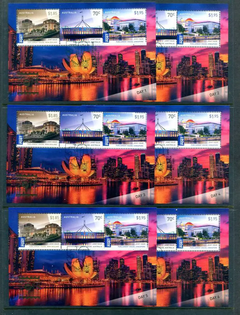 2015 Parliament Houses joint issue Miniature ... Image 1++