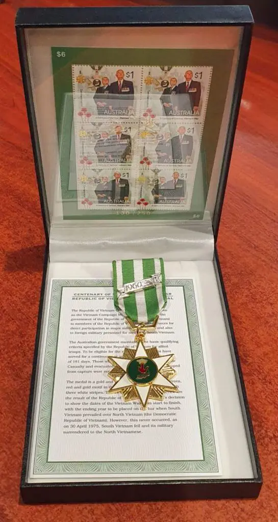 2016 "A Centenary of Service- Vietnam War" with $6 ... Image 1++